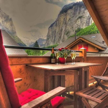 Luxury Penthouse Apartment Lauterbrunnen Exterior foto