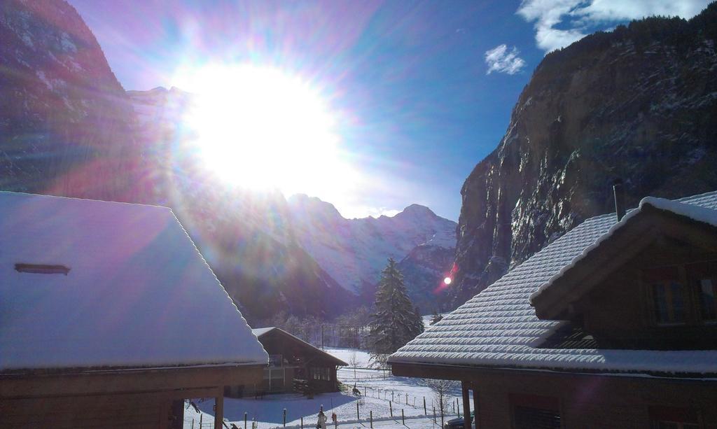 Luxury Penthouse Apartment Lauterbrunnen Exterior foto