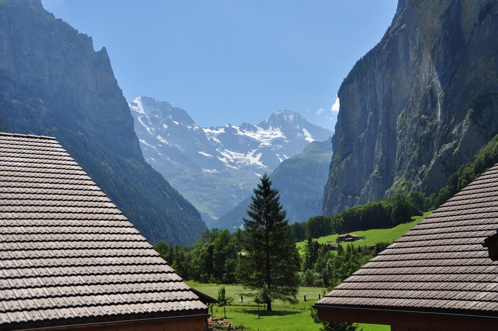 Luxury Penthouse Apartment Lauterbrunnen Exterior foto